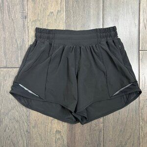 Lululemon Hotty Hot Short II *Long 4" Black